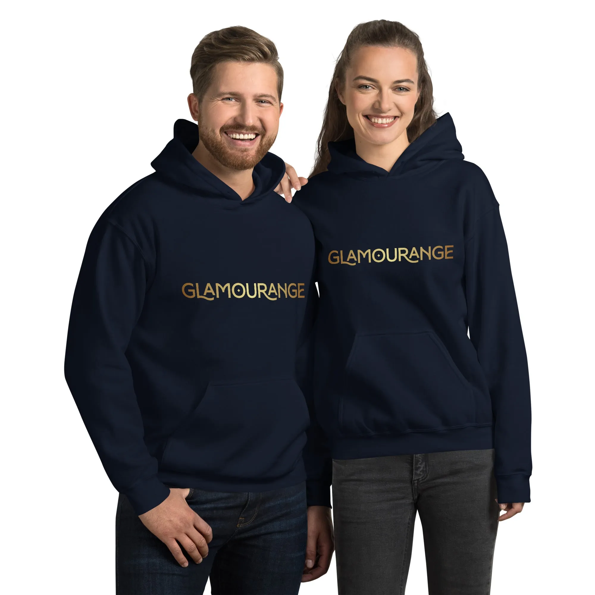 Unisex Hoodie (Glamourange Limited Editions: Large Logo Front Print - Model 001)