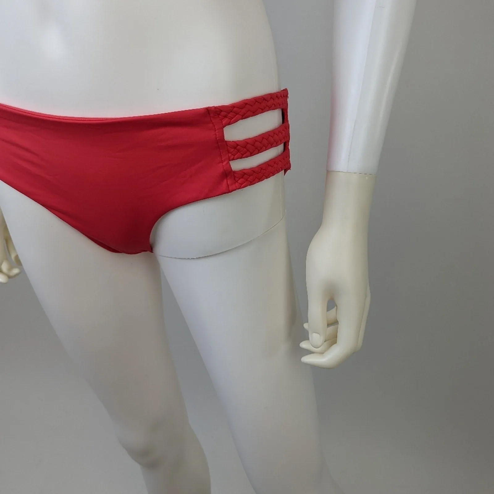Vitamin A Soleil Red Bikini Bottom M