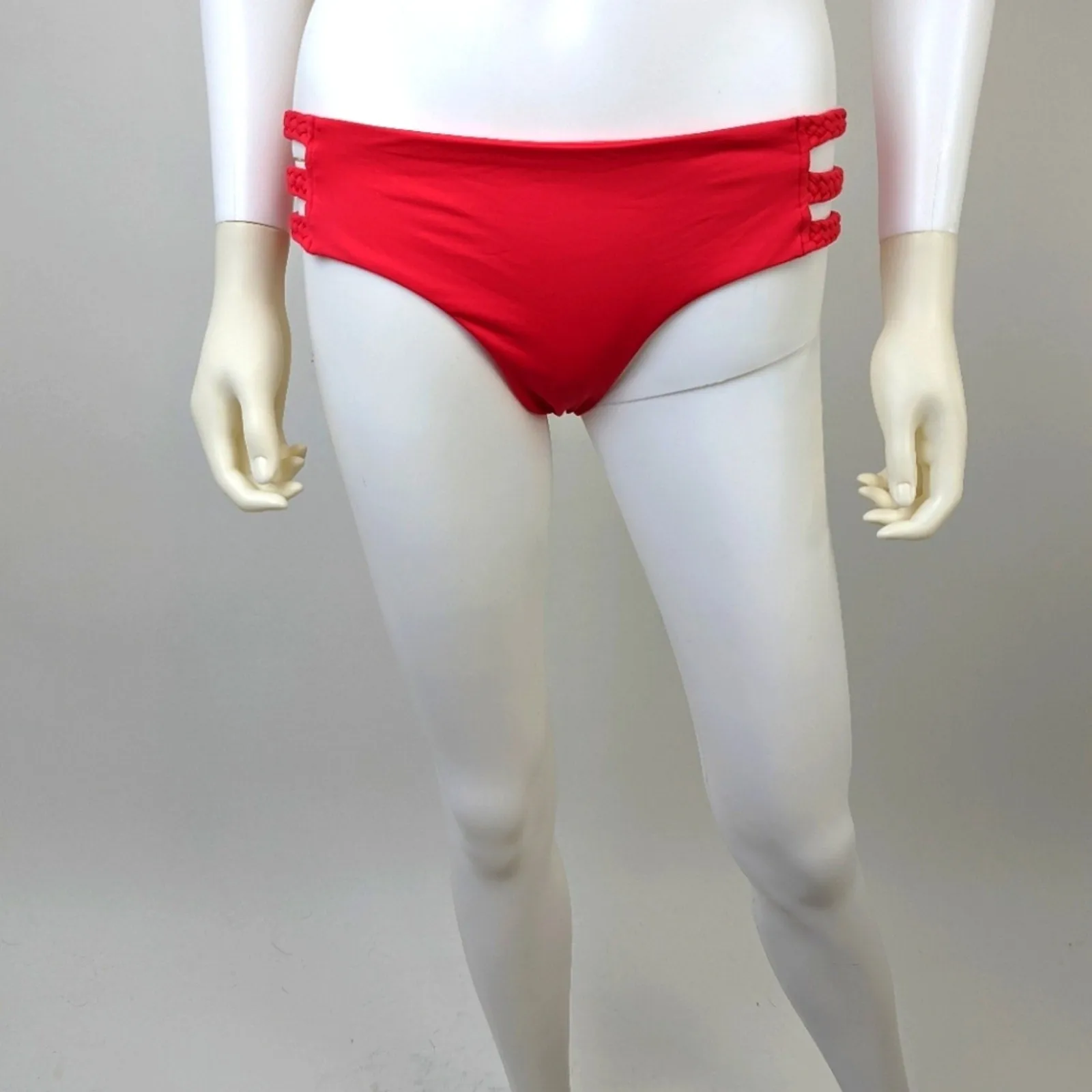 Vitamin A Soleil Red Bikini Bottom M