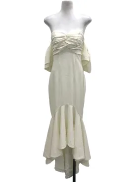 White Off Shoulder Mermaid Dress