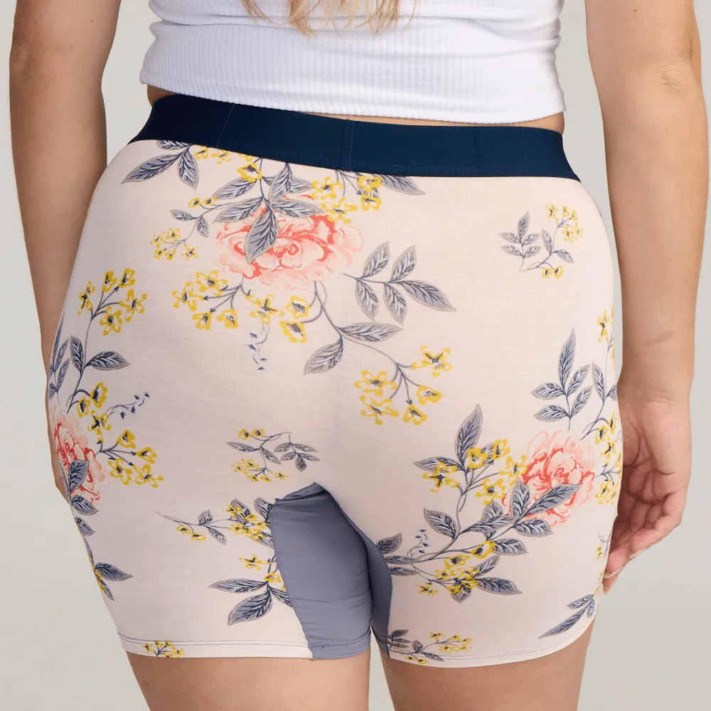 Women's Body Shorts - Cherry Blossoms