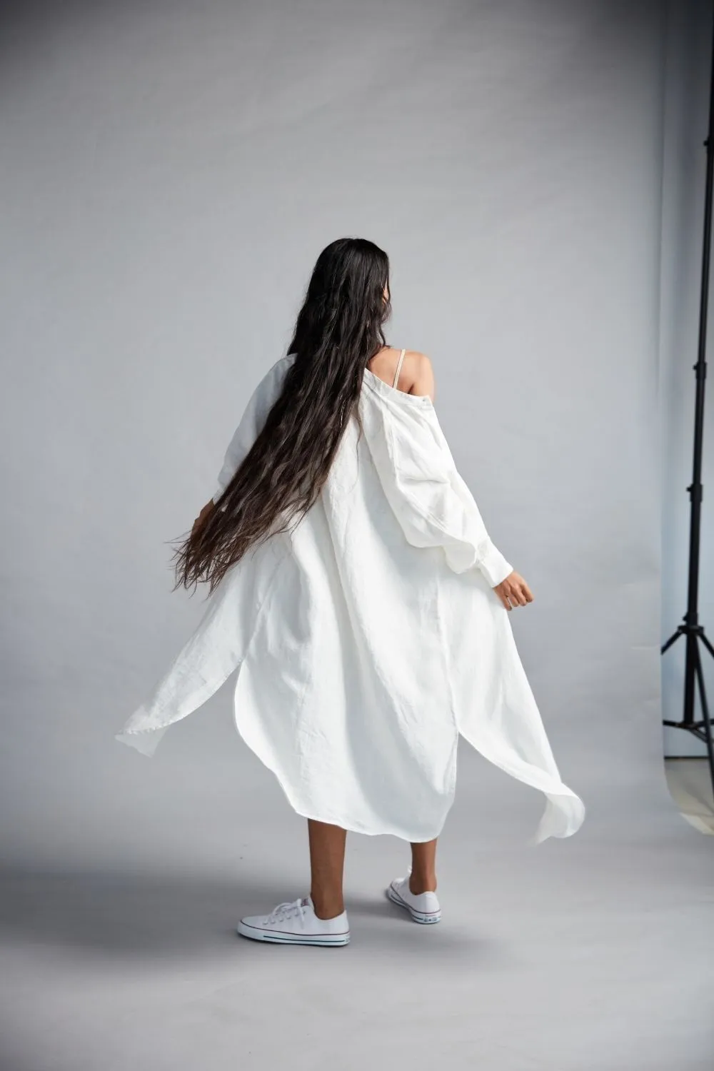 Women's Linen Shirt Dress